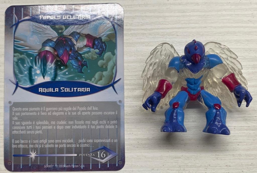 Gormiti Final Evolution - Aquila Solitaria con carta
