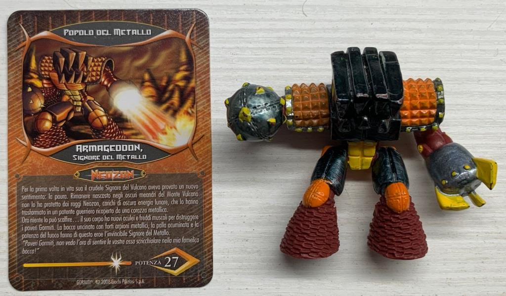 Gormiti Final Evolution - Armageddon il Signore del Metallo con carta