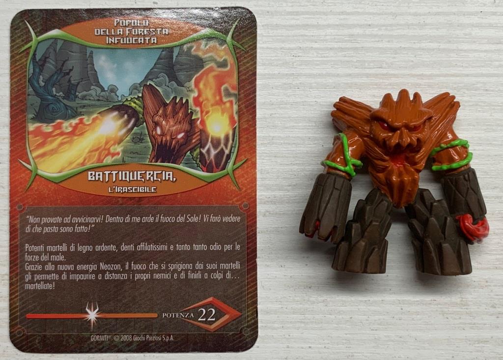 Gormiti Final Evolution - Battiquercia l'Irascibile con carta