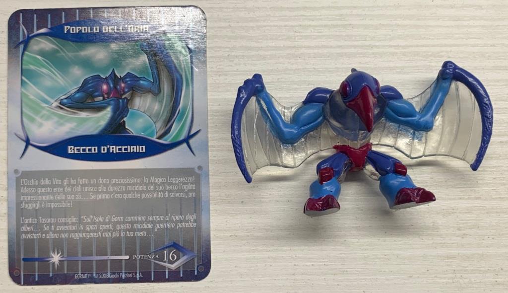Gormiti Final Evolution - Becco d'Acciaio con carta