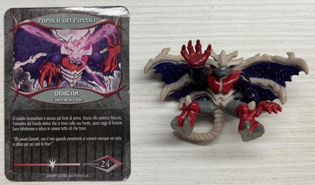 Gormiti Final Evolution - Dragon l'Inceneritore con carta
