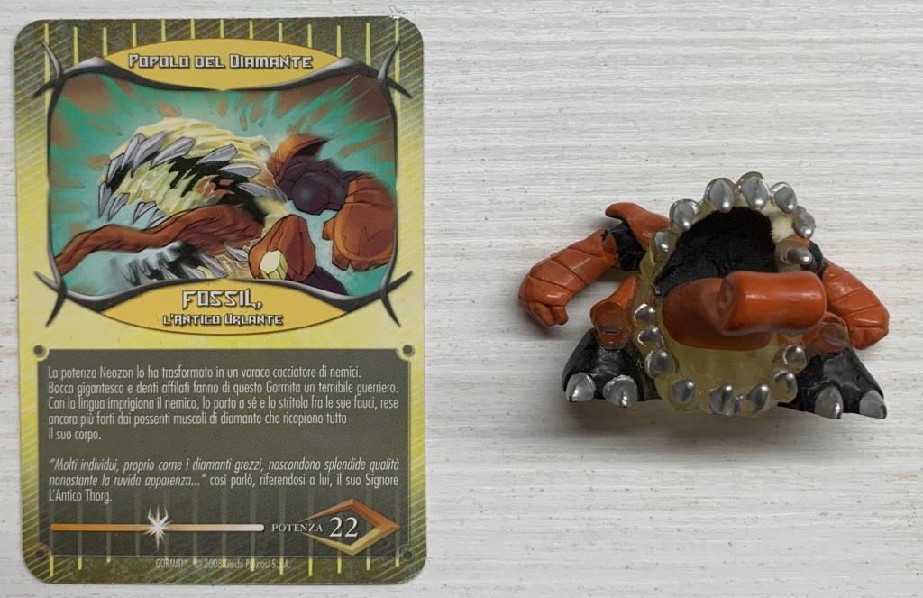 Gormiti Final Evolution - Fossil l'Antico Urlante con carta