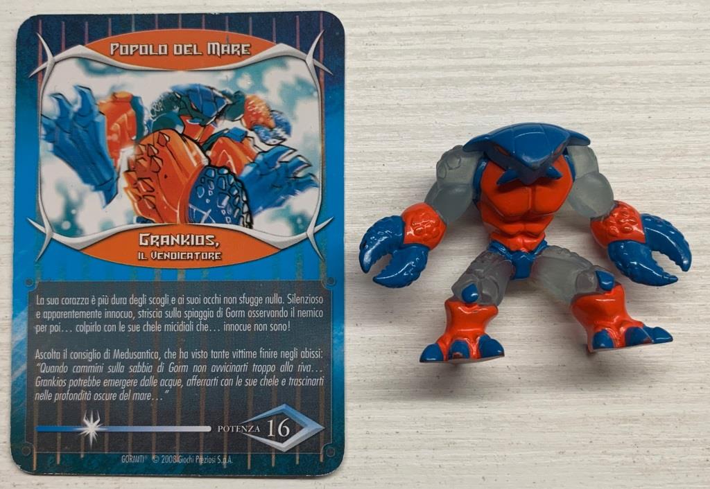 Gormiti Final Evolution - Grankios il Vendicatore con carta
