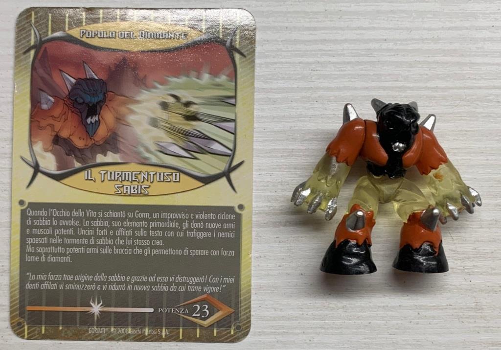Gormiti Final Evolution - Il Tormentoso Sabis con carta