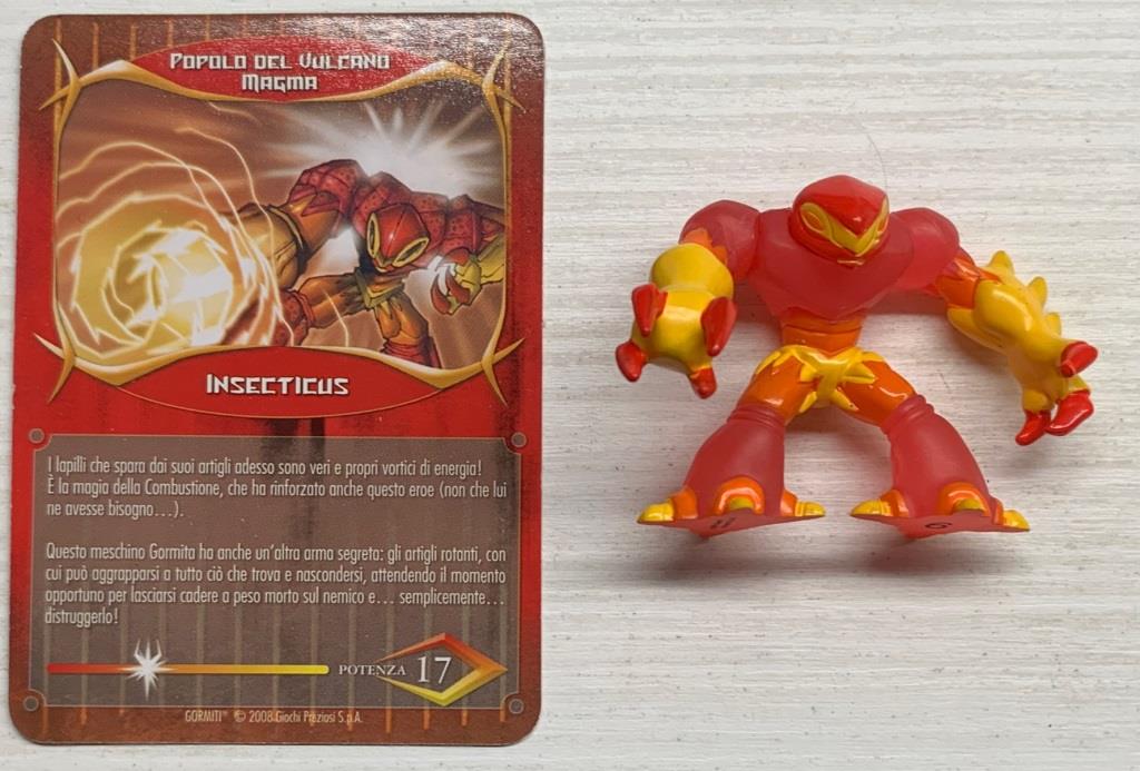 Gormiti Final Evolution - Insecticus con carta