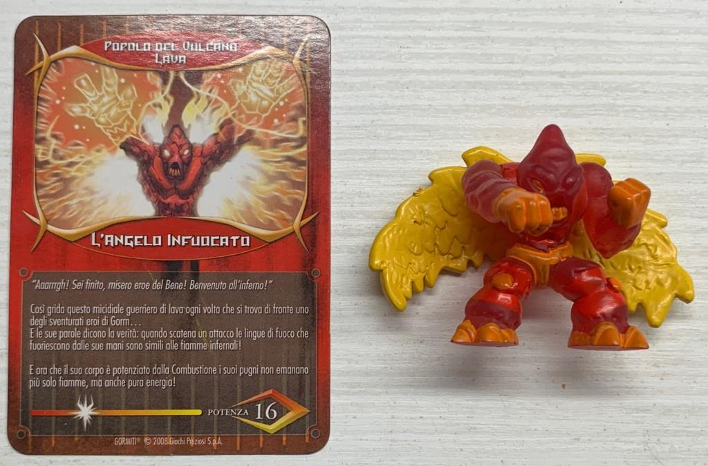 Gormiti Final Evolution - L'Angelo Infuocato con carta