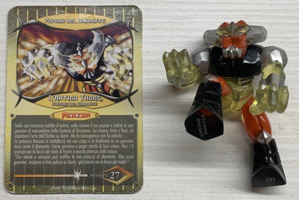 Gormiti Final Evolution - L'Antico Thorg il Signore del Diamante con carta
