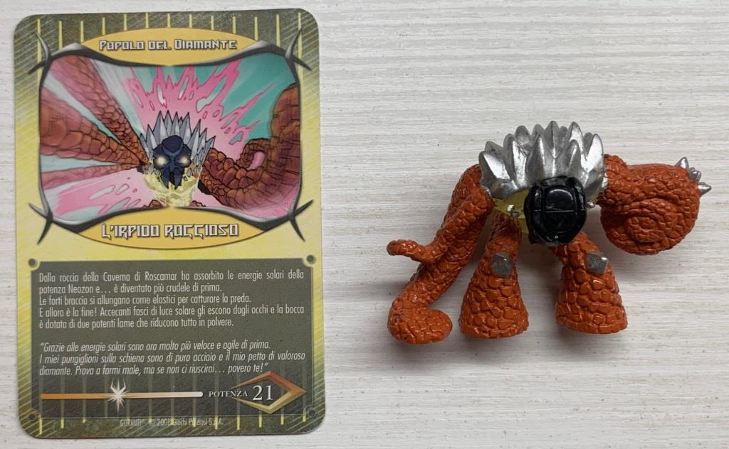 Gormiti Final Evolution - L'Irpido Roccioso con carta