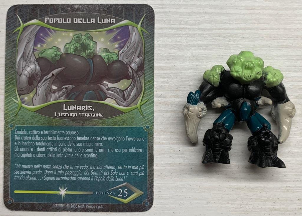 Gormiti Final Evolution - Lunaris l'Oscuro Stregone con carta