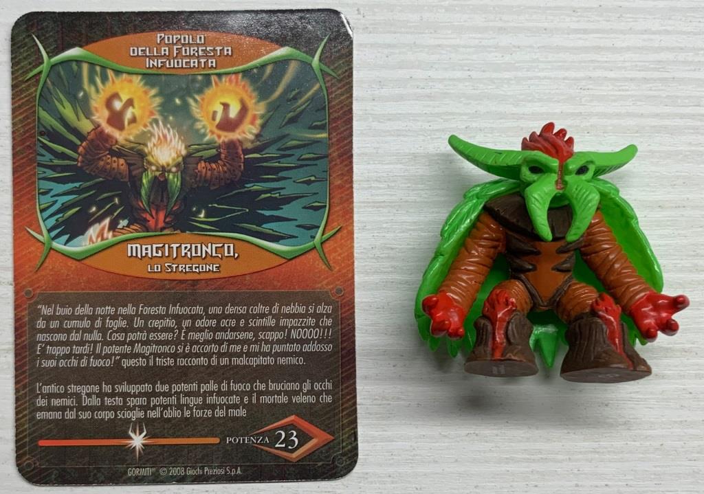 Gormiti Final Evolution - Magitronco lo Stregone con carta