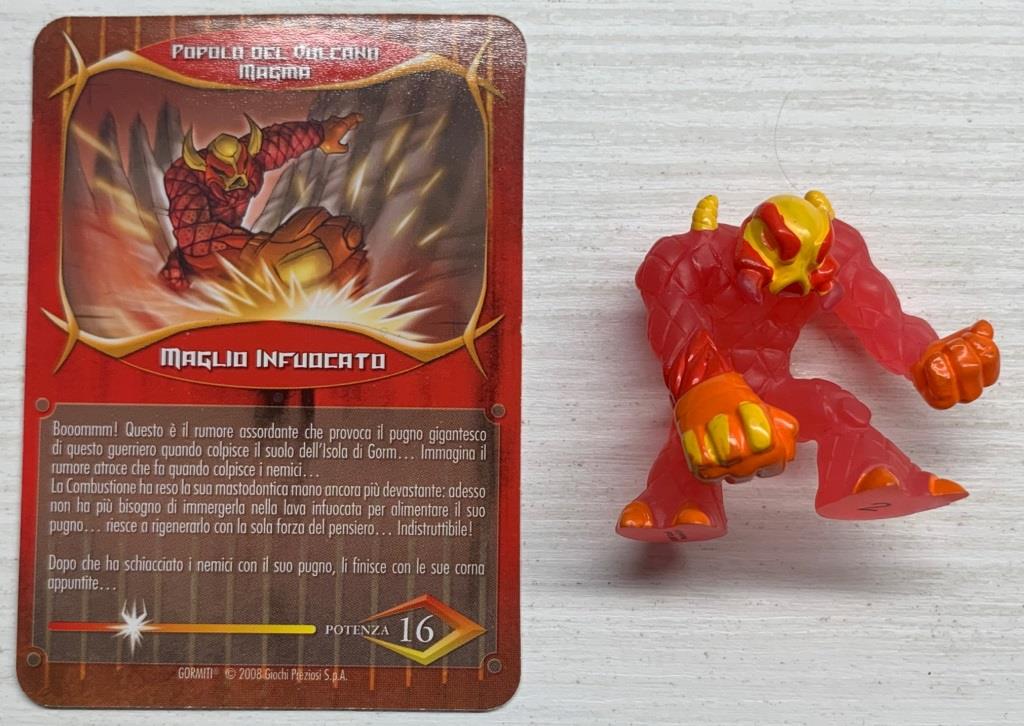 Gormiti Final Evolution - Maglio Infuocato con carta