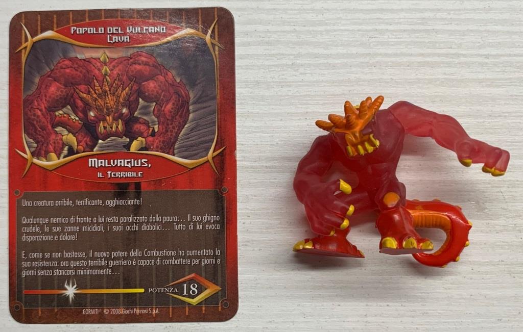 Gormiti Final Evolution - Malvagius il Terribile con carta