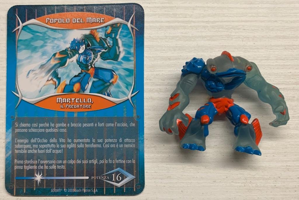 Gormiti Final Evolution - Martello il Predatore con carta