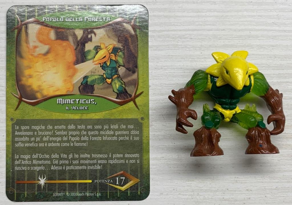 Gormiti Final Evolution - Mimeticus il Veloce con carta