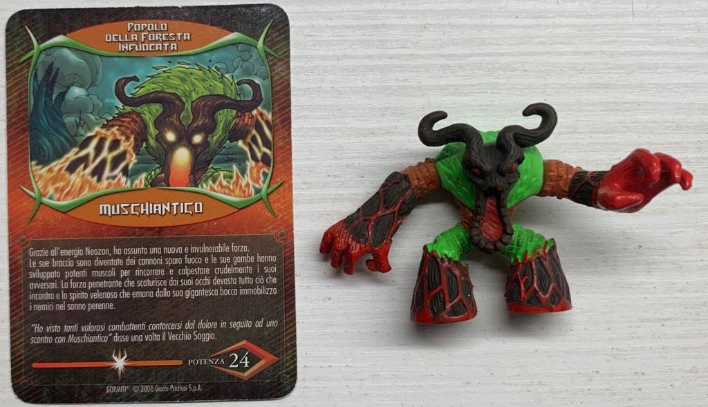 Gormiti Final Evolution - Muschiantico con carta