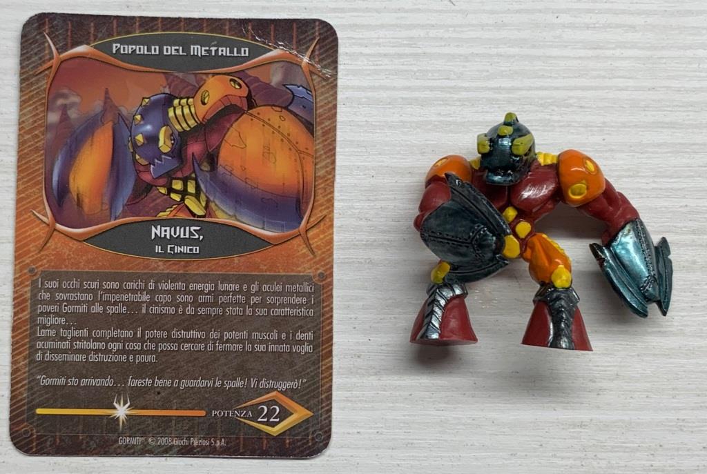 Gormiti Final Evolution - Navus il Cinico con carta