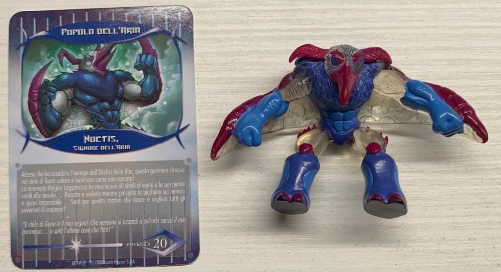 Gormiti Final Evolution - Noctis il Signore dell'Aria con carta