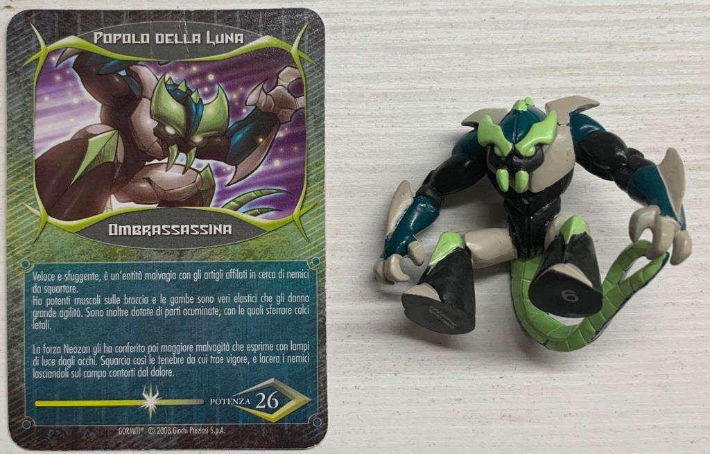 Gormiti Final Evolution - Ombrassassina con carta