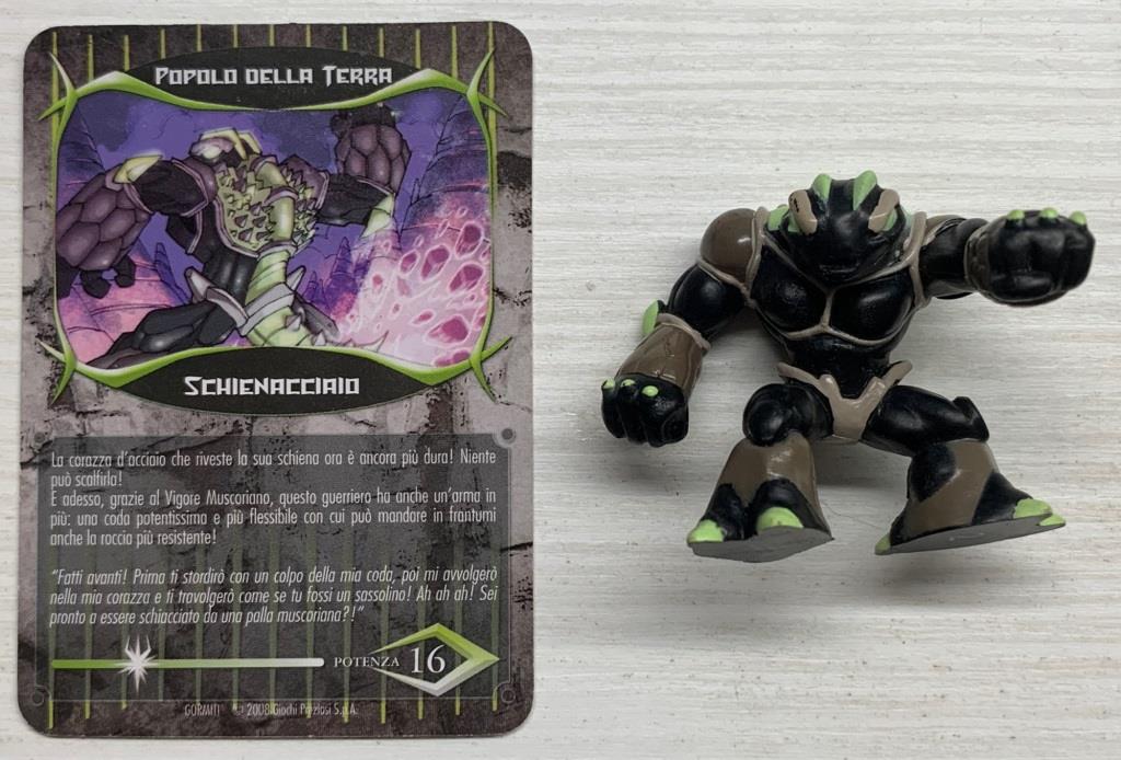 Gormiti Final Evolution - Schienacciaio con carta