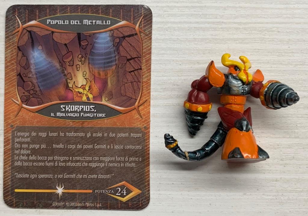 Gormiti Final Evolution - Skorpius il Malvagio Pungitore con carta
