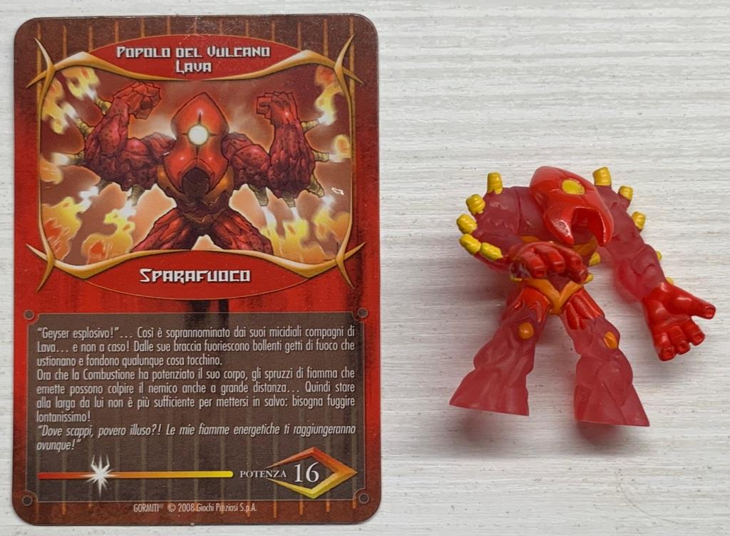 Gormiti Final Evolution - Sparafuoco con carta