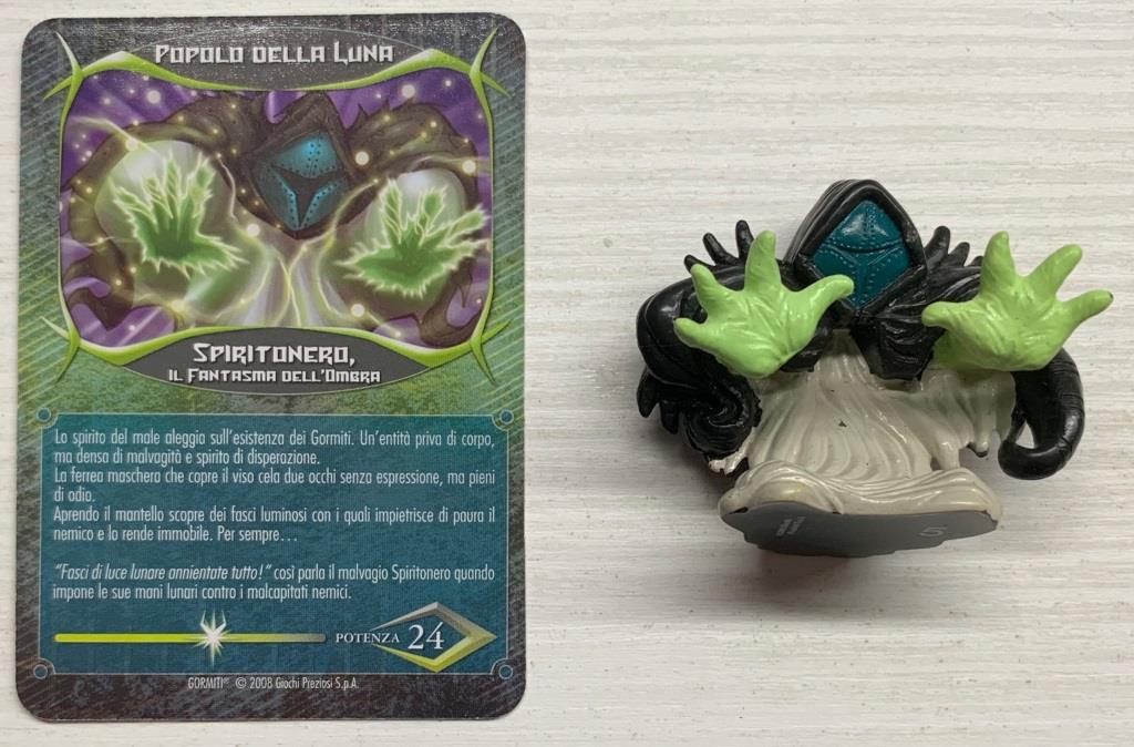 Gormiti Final Evolution - Spiritonero il Fantasma dell'Ombra con carta