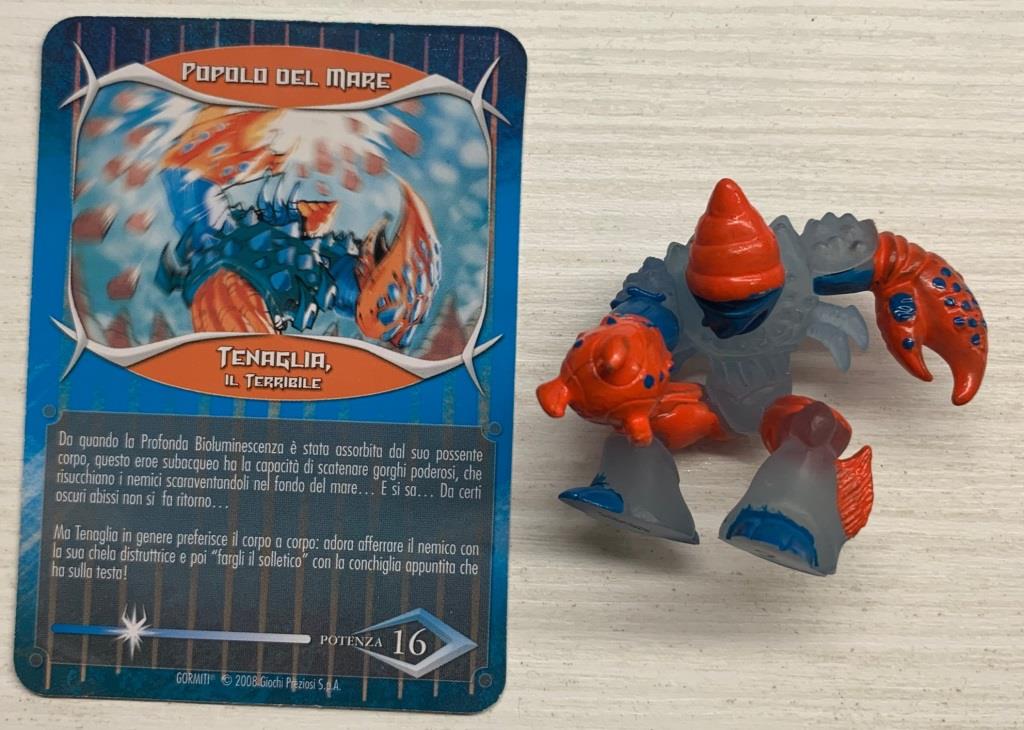 Gormiti Final Evolution - Tenaglia il Terribile con carta