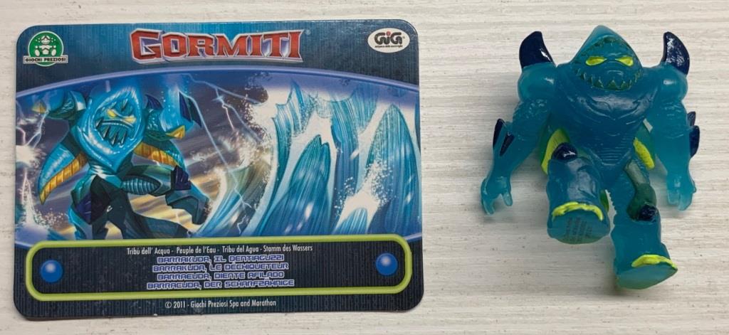 Gormiti Luxion - Barrakuda il Dentiaguzzi con carta