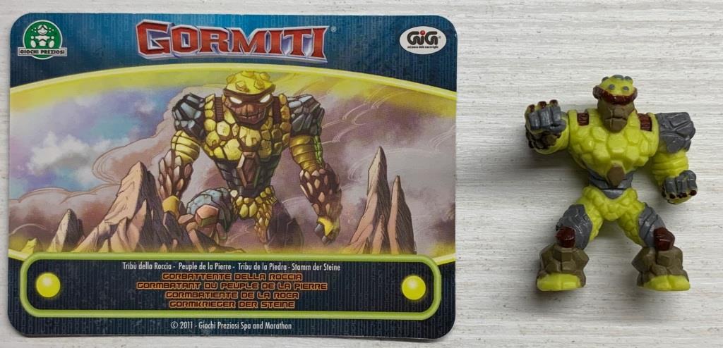 Gormiti Luxion - Gorbattente della Roccia con carta