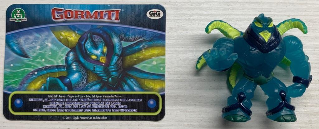Gormiti Luxion - Kraken il Signore dell'Acqua con carta
