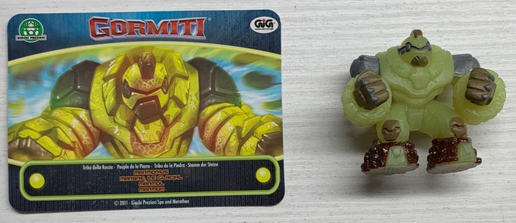 Gormiti Luxion - Marmorius con carta