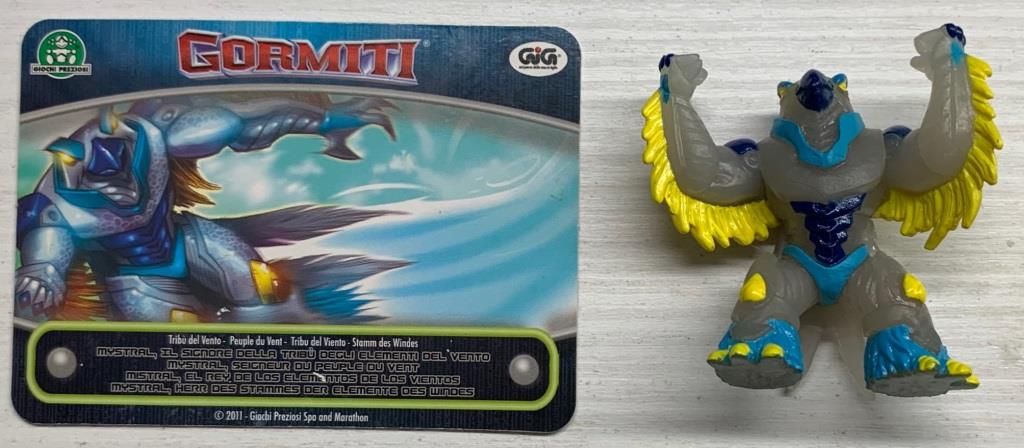 Gormiti Luxion - Mystral il Signore del Vento con carta