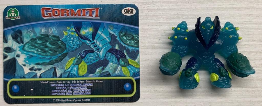 Gormiti Luxion - Mytiles lo Sbriciolatore con carta