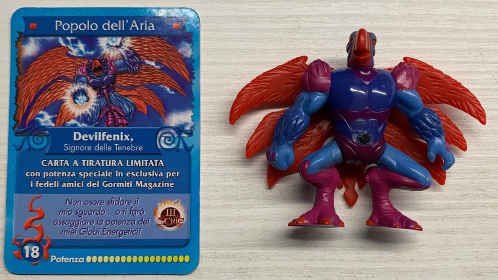 Gormiti Magazine - Devilfenix il Signore delle Tenebre con carta