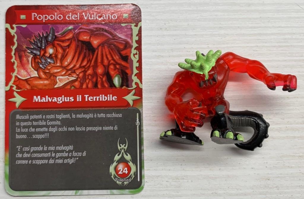 Gormiti Magazine - Malvagius il Terribile con carta