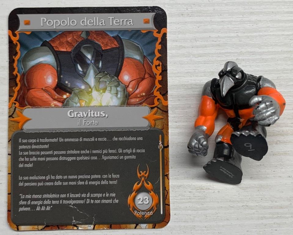 Gormiti Magazine - Gravitus il Forte con carta