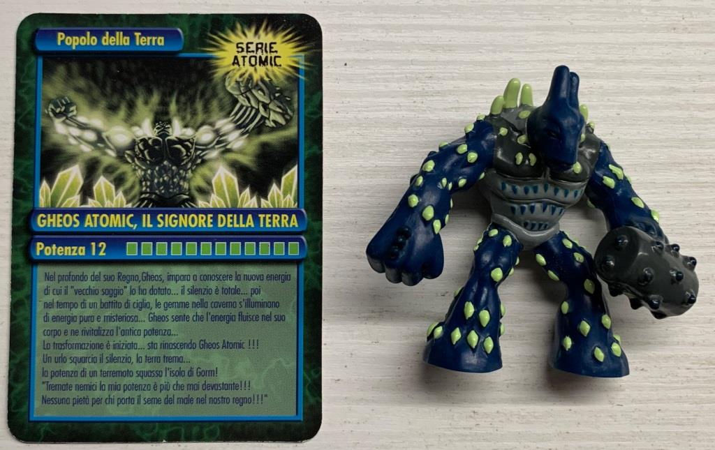 Gormiti Magazine - Gheos il Signore della Terra con carta