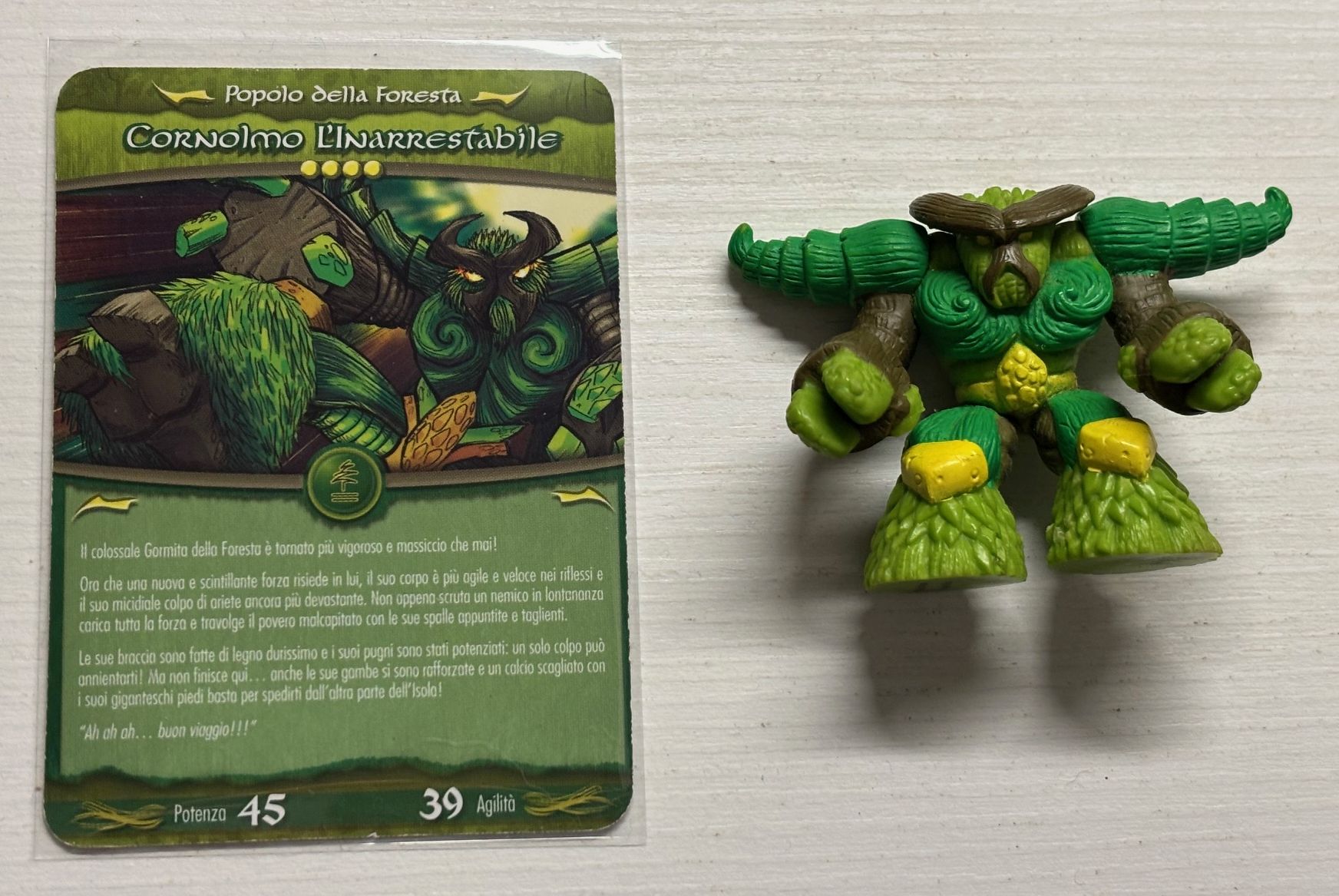 Gormiti Magazine - Cornolmo l'Inarrestabile con carta