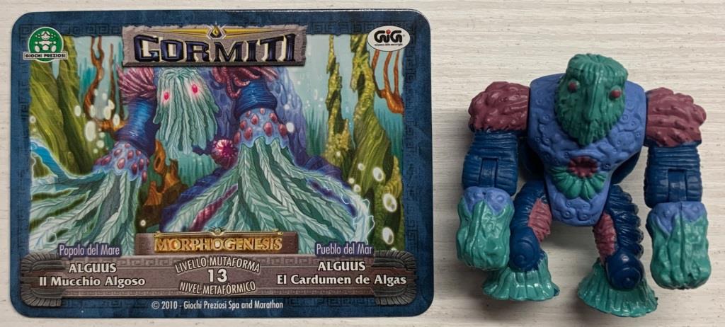 Gormiti Morphogenesis - Alguus il Mucchio Algoso con carta