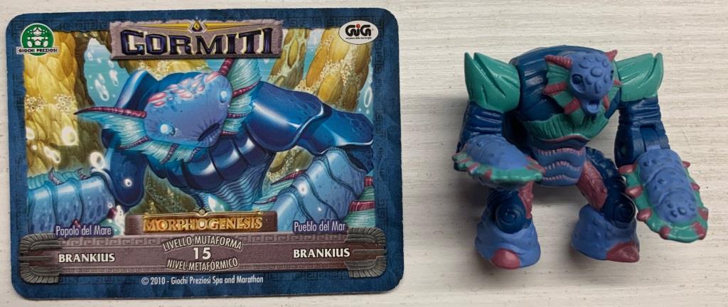 Gormiti Morphogenesis - Brankius con carta
