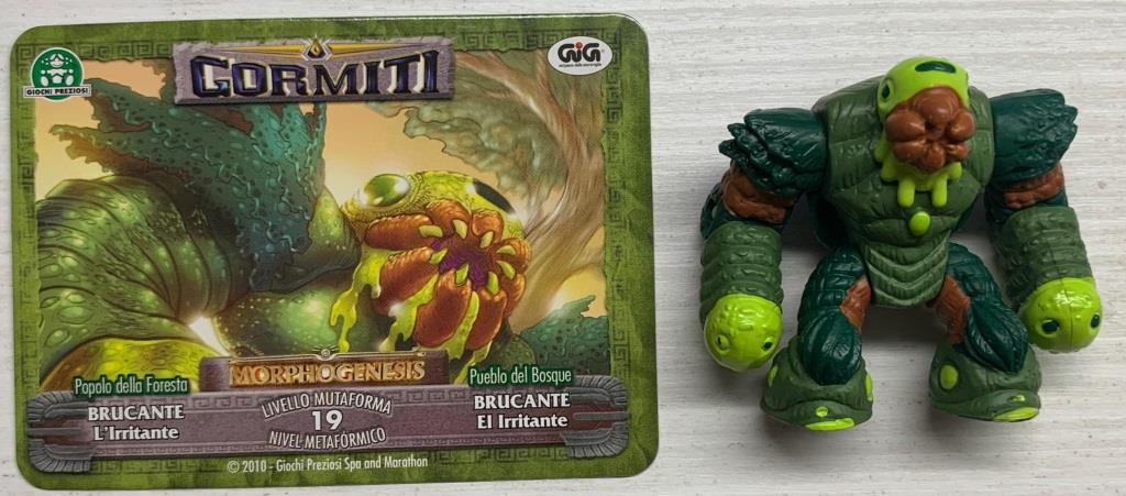 Gormiti Morphogenesis - Brucante l'Irritante con carta