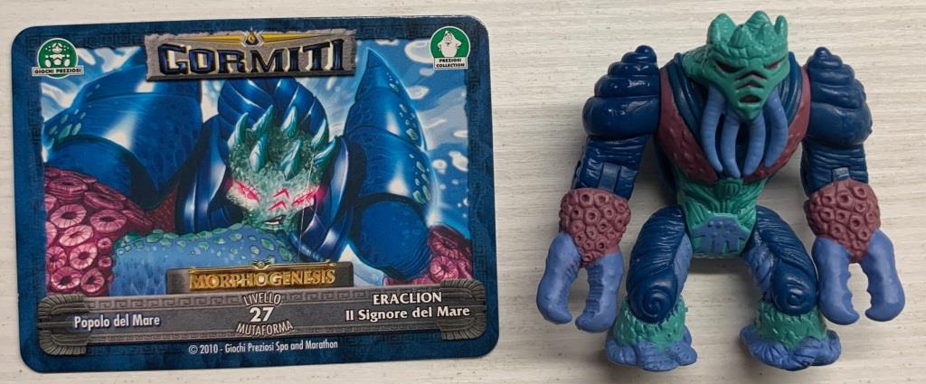Gormiti Morphogenesis - Eraclion il Signore del Mare con carta