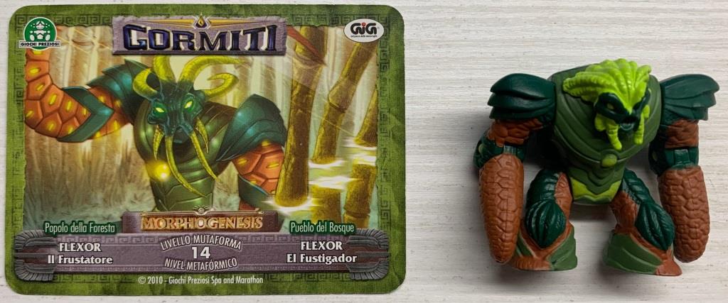 Gormiti Morphogenesis - Flexor il Frustatore con carta