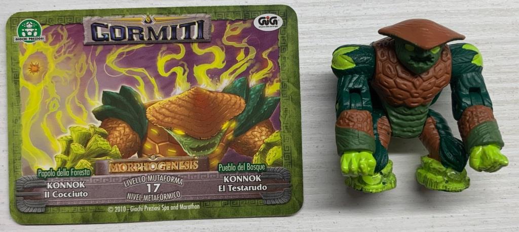 Gormiti Morphogenesis - Konnox il Cocciuto con carta
