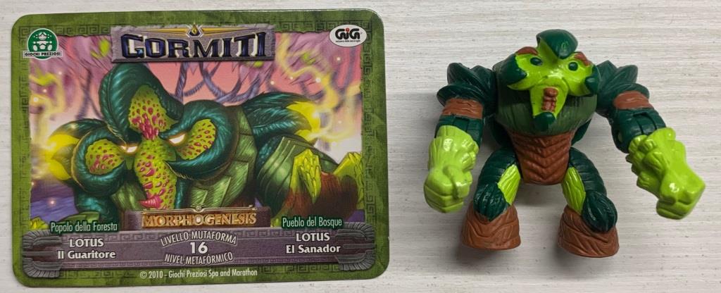 Gormiti Morphogenesis - Lotus il Guaritore con carta