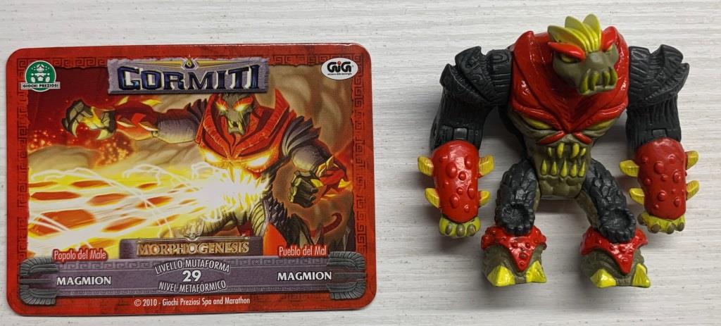 Gormiti Morphogenesis - Magmion con carta