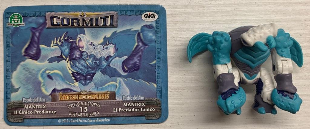 Gormiti Morphogenesis - Mantrix il Cinico Predatore con carta