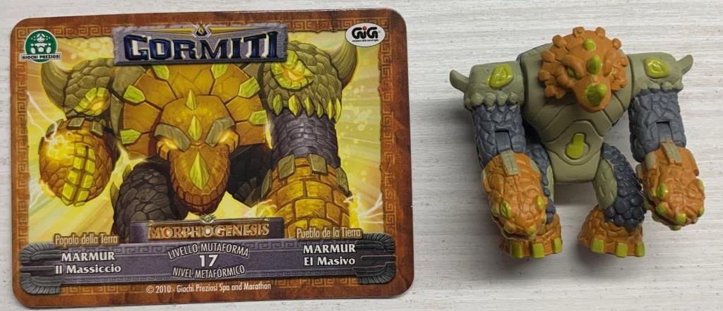 Gormiti Morphogenesis - Marmur il Massiccio con carta