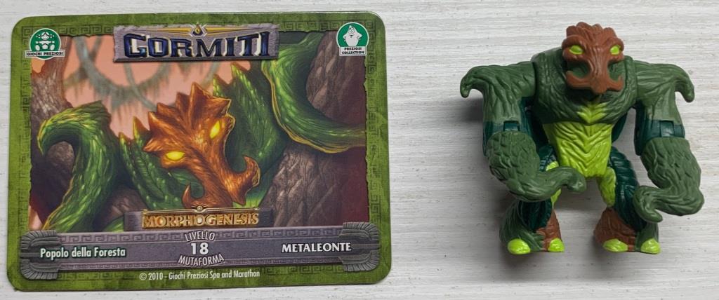 Gormiti Morphogenesis - Metaleonte con carta