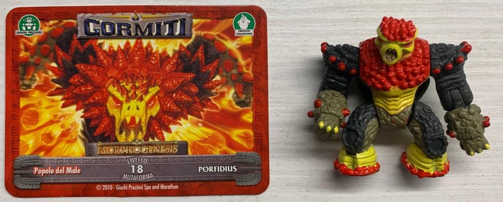 Gormiti Morphogenesis - Porfidius con carta
